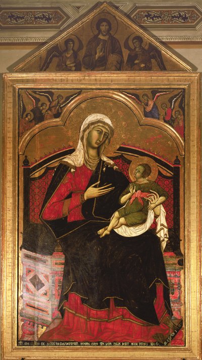 Vierge et Enfant - Guido da Siena